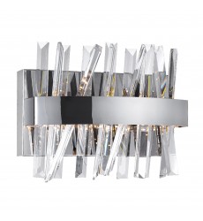  Faye LED Wall Sconce With Chrome Finish (1086W12-601) - CWI