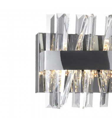Faye LED Wall Sconce With Chrome Finish (1086W18-601) - CWI Faye LED Wall Sconce With Chrome Finish (1086W18-601) - CWI