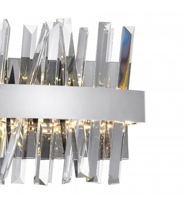 Faye LED Wall Sconce With Chrome Finish (1086W18-601) - CWI Faye LED Wall Sconce With Chrome Finish (1086W18-601) - CWI