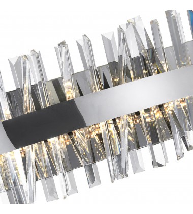 Faye LED Wall Sconce With Chrome Finish (1086W18-601) - CWI Faye LED Wall Sconce With Chrome Finish (1086W18-601) - CWI