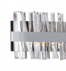  Faye LED Wall Sconce With Chrome Finish (1086W24-601) - CWI