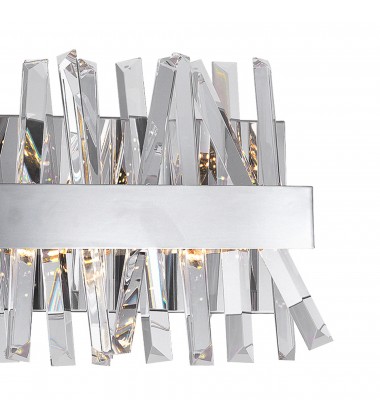  Faye LED Wall Sconce With Chrome Finish (1086W24-601) - CWI