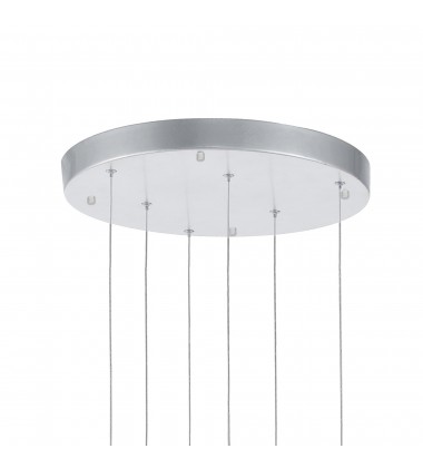  Carolina LED Chandelier With Pewter Finish (1090P16-6-269) - CWI