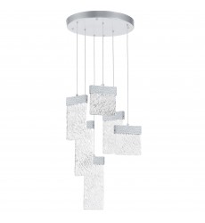  Carolina LED Chandelier With Pewter Finish (1090P16-6-269) - CWI