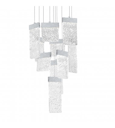  Carolina LED Chandelier With Pewter Finish (1090P20-10-269) - CWI
