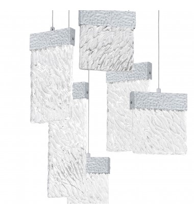  Carolina LED Chandelier With Pewter Finish (1090P20-10-269) - CWI