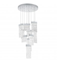  Carolina LED Chandelier With Pewter Finish (1090P20-10-269) - CWI