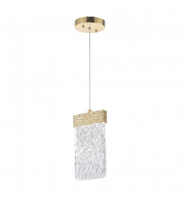  Carolina LED Pendant With Gold Leaf Finish (1090P5-1-620-B) - CWI