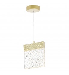  Carolina LED Pendant With Gold Leaf Finish (1090P6-1-620) - CWI