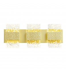  Carolina LED Wall Sconce With Gold Leaf Finish (1090W21-3-620) - CWI