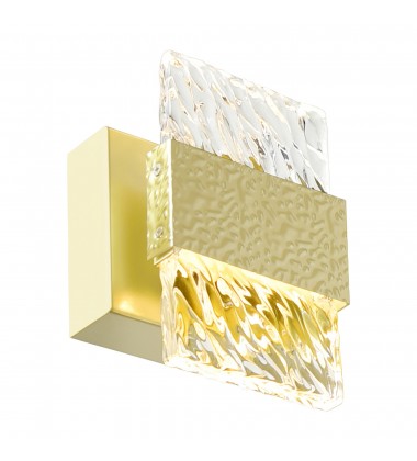  Carolina LED Wall Sconce With Gold Leaf Finish (1090W5-1-620) - CWI