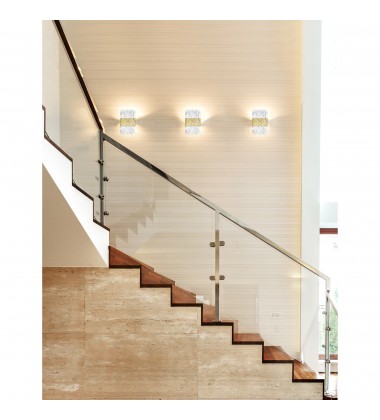  Carolina LED Wall Sconce With Gold Leaf Finish (1090W5-1-620) - CWI