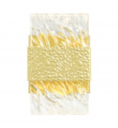  Carolina LED Wall Sconce With Gold Leaf Finish (1090W5-1-620) - CWI