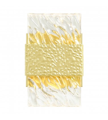  Carolina LED Wall Sconce With Gold Leaf Finish (1090W5-1-620) - CWI