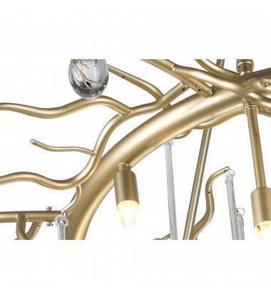 Anita 12 Light Chandelier With Gold Leaf Finish (1094P43-12-620) - CWI Anita 12 Light Chandelier With Gold Leaf Finish (1094P43-12-620) - CWI