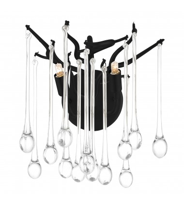  Anita 2 Light Wall Sconce With Black Finish (1094W10-2-101) - CWI