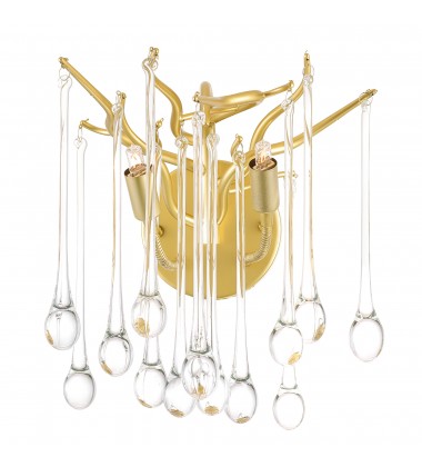  Anita 2 Light Wall Sconce With Gold Leaf Finish (1094W10-2-620) - CWI