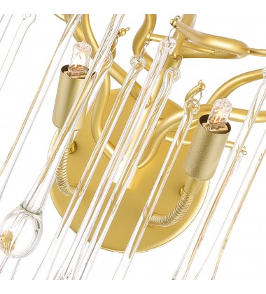  Anita 2 Light Wall Sconce With Gold Leaf Finish (1094W10-2-620) - CWI