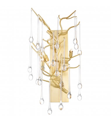  Anita 3 Light Wall Sconce With Gold Leaf Finish (1094W11-3-620) - CWI