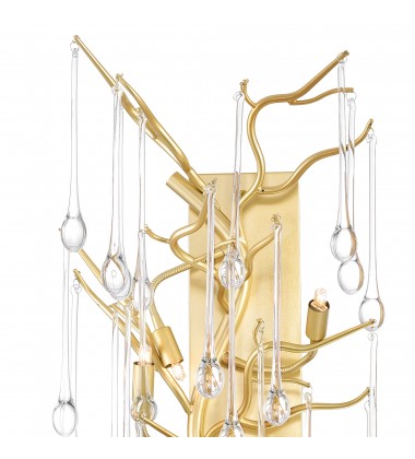  Anita 3 Light Wall Sconce With Gold Leaf Finish (1094W11-3-620) - CWI
