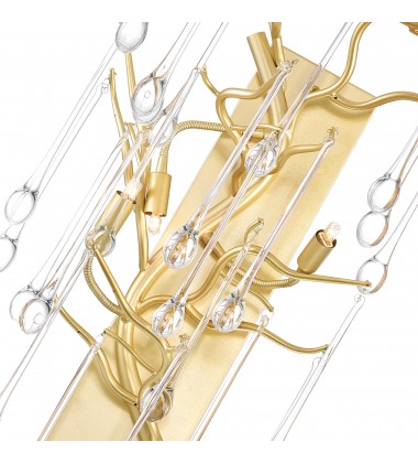  Anita 3 Light Wall Sconce With Gold Leaf Finish (1094W11-3-620) - CWI