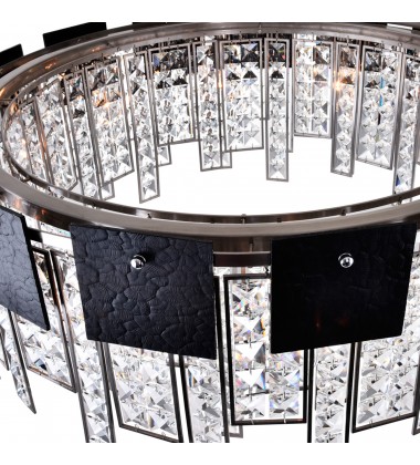 Glacier 24 Light Down Chandelier With Polished Nickel Finish (1099P32-24-613) - CWI Glacier 24 Light Down Chandelier With Polished Nickel Finish (1099P32-24-613) - CWI