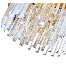  Panache 4 Light Down Chandelier With Medallion Gold Finish (1100P16-4-169) - CWI