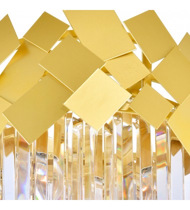  Panache 10 Light Down Chandelier With Medallion Gold Finish (1100P24-10-169) - CWI