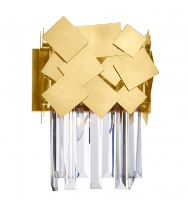  Panache 1 Light Wall Light With Medallion Gold Finish (1100W10-1-169) - CWI