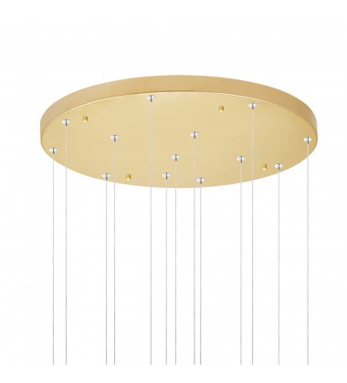  Andes LED Multi Light Pendant With Satin Gold Finish (1103P20-13-602) - CWI