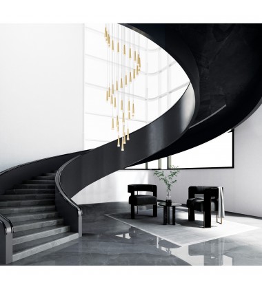 Andes LED Multi Light Pendant With Satin Gold Finish (1103P40-36-602) - CWI Andes LED Multi Light Pendant With Satin Gold Finish (1103P40-36-602) - CWI