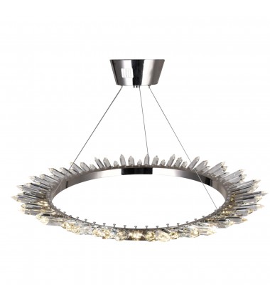  Arctic Queen LED Up Chandelier With Polished Nickel Finish (1108P32-613) - CWI
