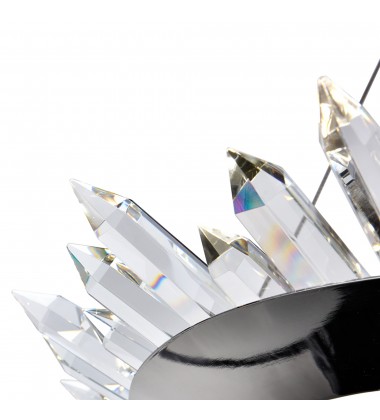  Arctic Queen LED Up Chandelier With Polished Nickel Finish (1108P32-613) - CWI