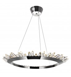  Arctic Queen LED Up Chandelier With Polished Nickel Finish (1108P32-613) - CWI