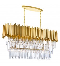  Deco 9 Light Pool Table Light With Medallion Gold Finish (1112P38-9-169) - CWI