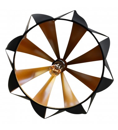 Oxide 1 Light Down Pendant With Black+Copper Finish (1114P12-1-271) - CWI Oxide 1 Light Down Pendant With Black+Copper Finish (1114P12-1-271) - CWI