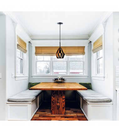  Oxide 1 Light Down Pendant With Black+Copper Finish (1114P20-1-271) - CWI