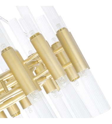  Orgue 42 Light Chandelier With Satin Gold Finish (1120P20-42-602) - CWI