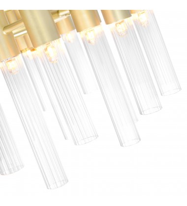  Orgue 42 Light Chandelier With Satin Gold Finish (1120P20-42-602) - CWI