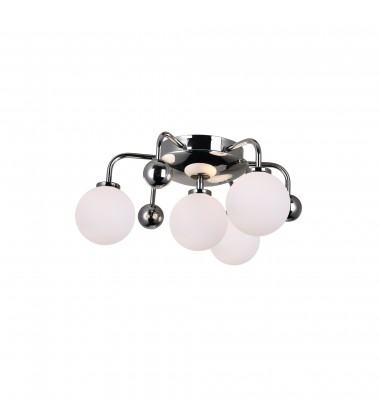  Element 4 Light Flush Mount With Polished Nickel Finish (1125C16-4-613) - CWI
