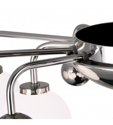  Element 9 Light Flush Mount With Polished Nickel Finish (1125C24-9-613) - CWI