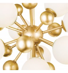  Element 8 Light Chandelier With Sun Gold Finish (1125P16-8-268) - CWI