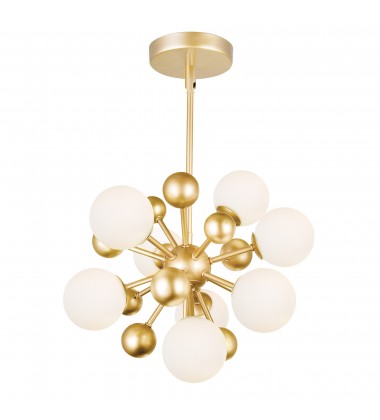  Element 8 Light Chandelier With Sun Gold Finish (1125P16-8-268) - CWI