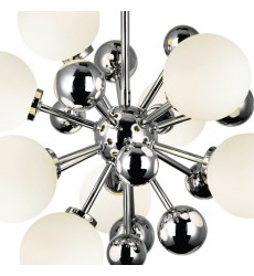  Element 8 Light Chandelier With Polished Nickel Finish (1125P16-8-613) - CWI