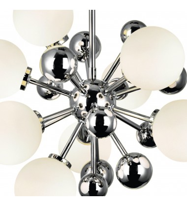 Element 8 Light Chandelier With Polished Nickel Finish (1125P16-8-613) - CWI