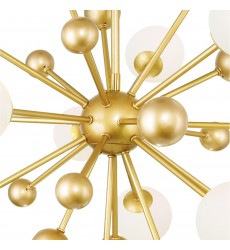  Element 11 Light Chandelier With Sun Gold Finish (1125P24-11-268) - CWI