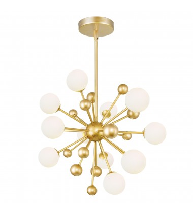 Element 11 Light Chandelier With Sun Gold Finish (1125P24-11-268) - CWI Element 11 Light Chandelier With Sun Gold Finish (1125P24-11-268) - CWI