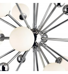  Element 11 Light Chandelier With Polished Nickel Finish (1125P24-11-613) - CWI