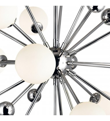 Element 11 Light Chandelier With Polished Nickel Finish (1125P24-11-613) - CWI Element 11 Light Chandelier With Polished Nickel Finish (1125P24-11-613) - CWI