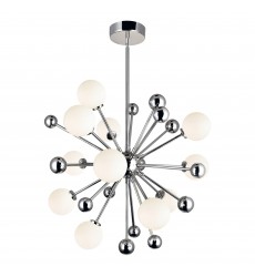  Element 11 Light Chandelier With Polished Nickel Finish (1125P24-11-613) - CWI